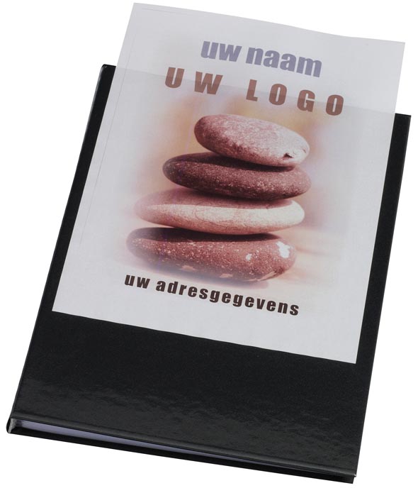Rillstab showalbum A4 10 tassen, zwart