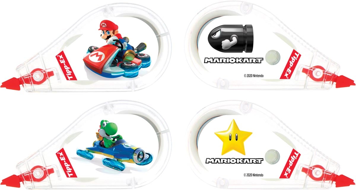 Tipp-Ex Mini Pocket Mouse Mario, display met 40 stuks Tipp-Ex Mini Pocket Mouse Mario, display met 40 stuks