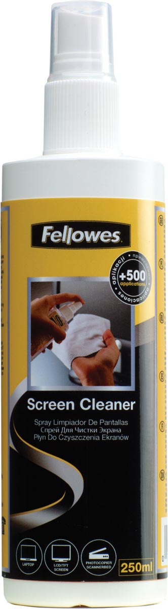Fellowes schermreinigingsspray, flacon van 250 ml