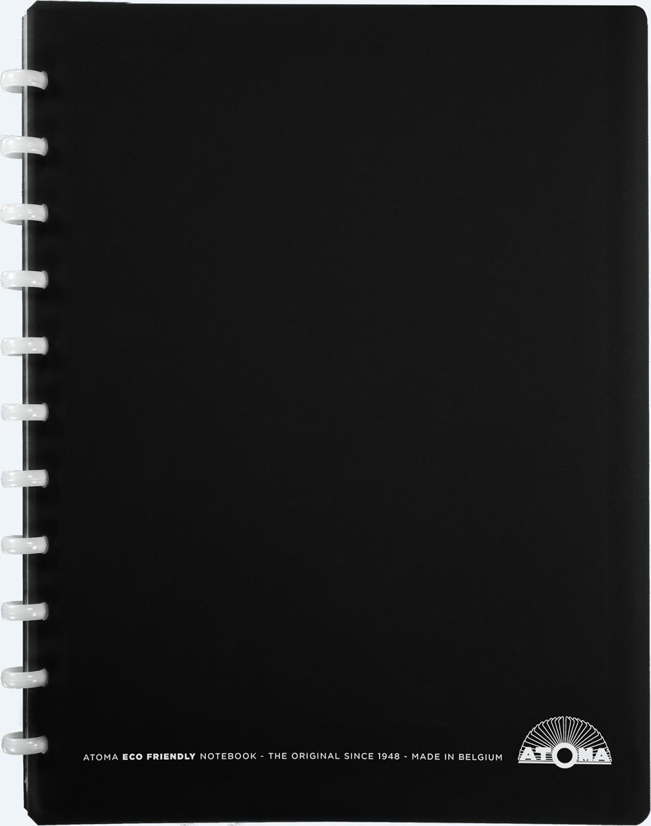 Atoma Eco schrift, ft A4 +, 120 bladzijden, commercieel geruit, met 6 tabbladen en 5 showtassen, assorti afbeelding