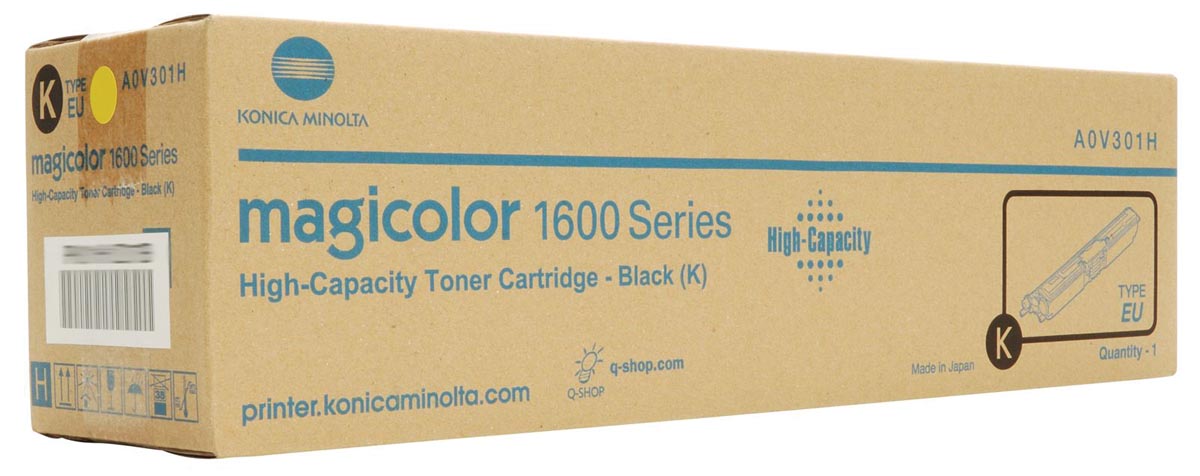 Minolta Toner zwart - 2500 pagina's - A0V301H