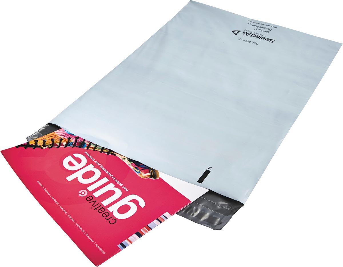 Mail Lite TUFF Polythyleen luchtkussenenveloppen, wit, C/0, 150 x 210 mm , doos van 100 stuks afbeelding