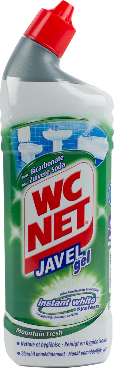 WC NET toiletreiniger Extra White Mountain Fresh, fles van 750 ml afbeelding