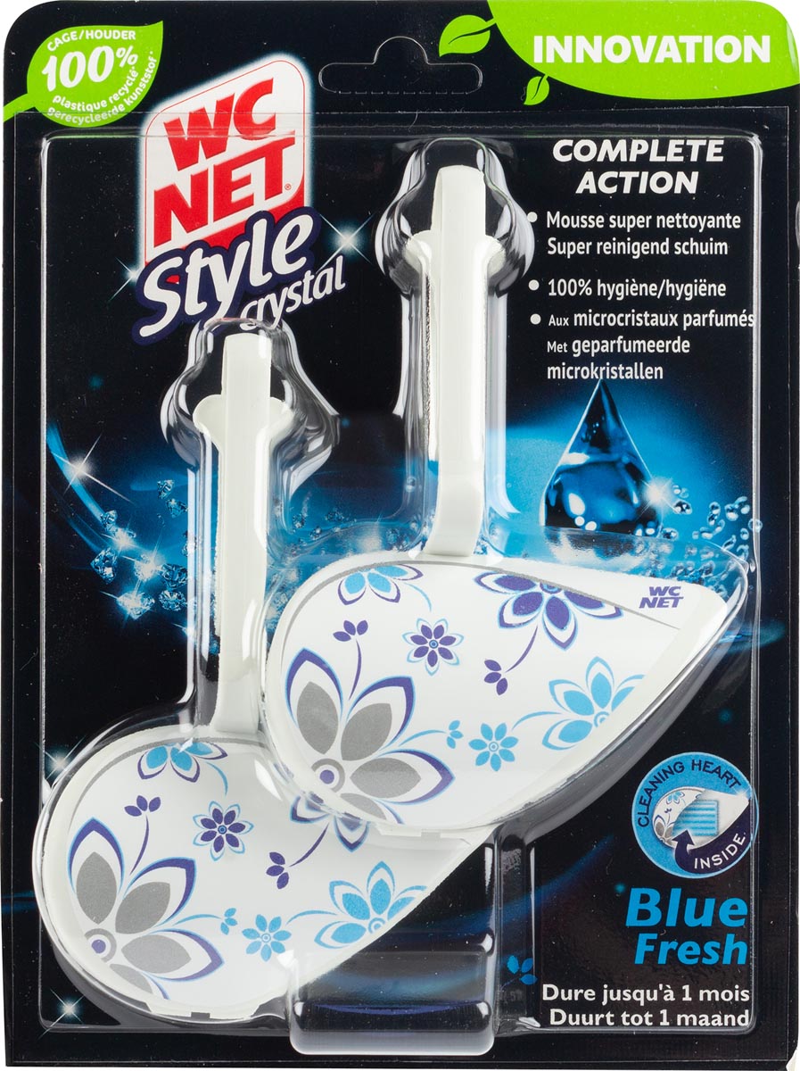 WC NET Style toiletblokje Blue Fresh, pak van 2 stuks afbeelding