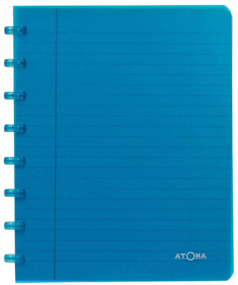 Atoma Trendy schrift, ft A5, 144 bladzijden, PP, gelijnd, geassorteerde kleuren afbeelding