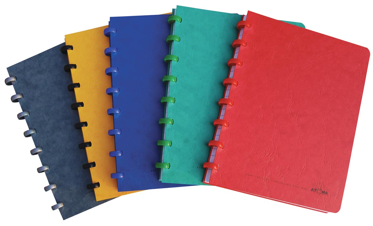 Atoma Classic schrift, ft A5, 144 bladzijden, gelijnd, geassorteerde kleuren afbeelding