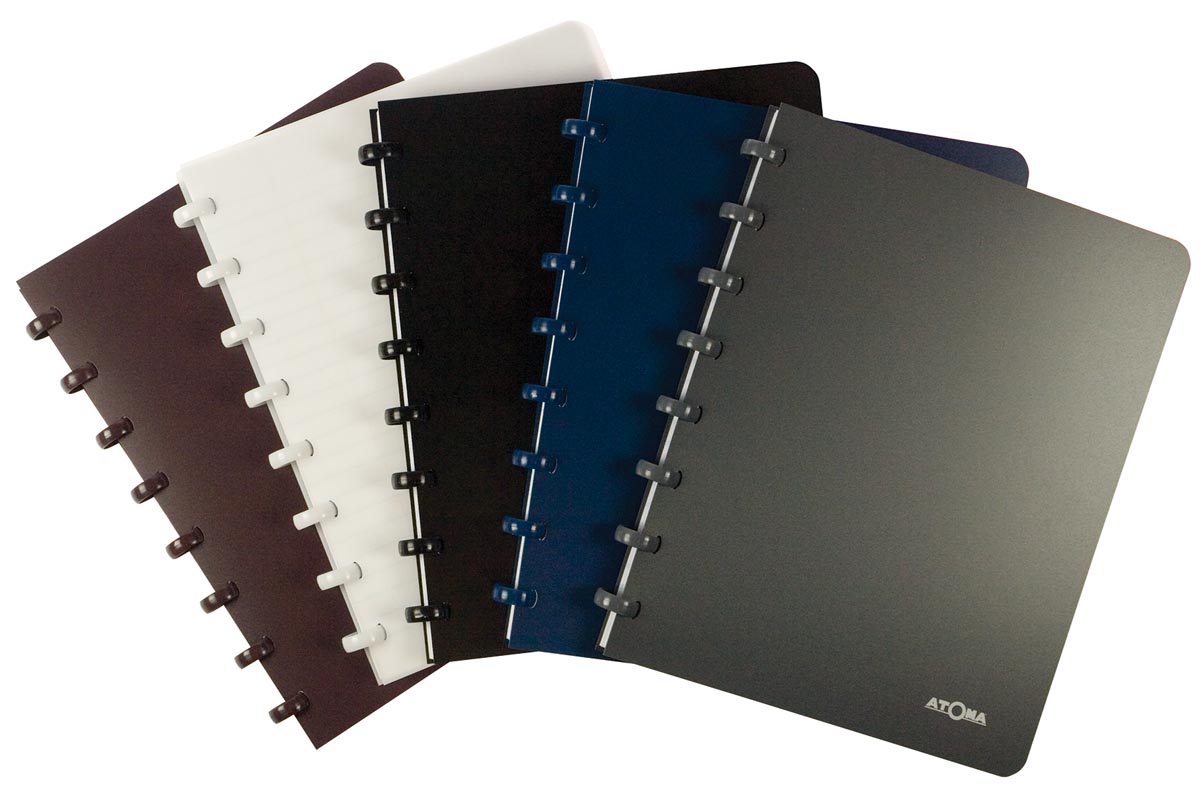 Atoma schrift, ft A5, 144 bladzijden, PP, gelijnd, geassorteerde kleuren afbeelding