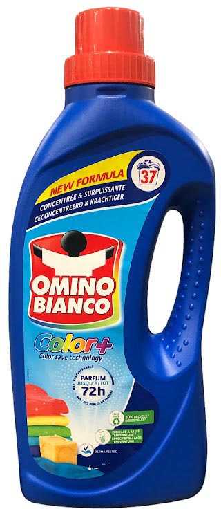 Omino Bianco Color+ wasmiddel, 37 doseringen, fles van 1,48 l afbeelding