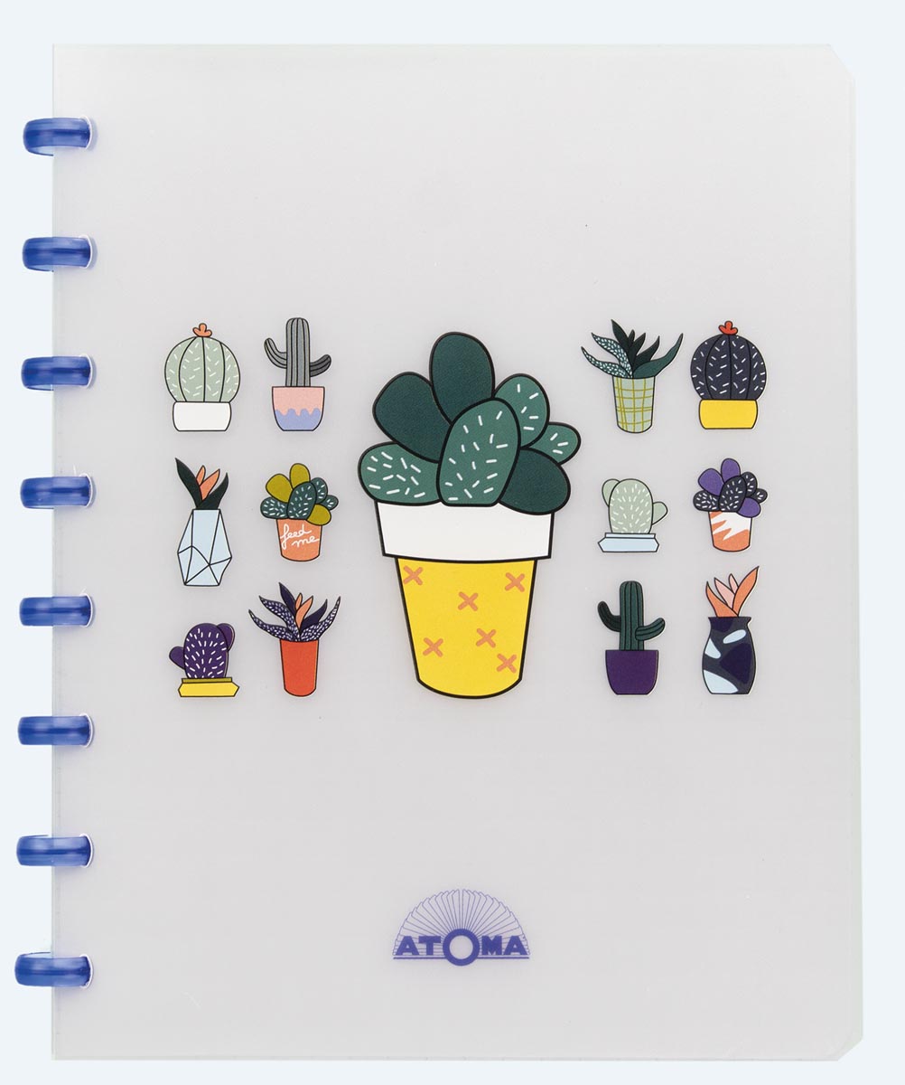 Atoma schrift Chill ft A5, geruit 10 mm, geassorteerde kleuren Atoma schrift Chill ft A5, geruit 10 mm, geassorteerde kleuren