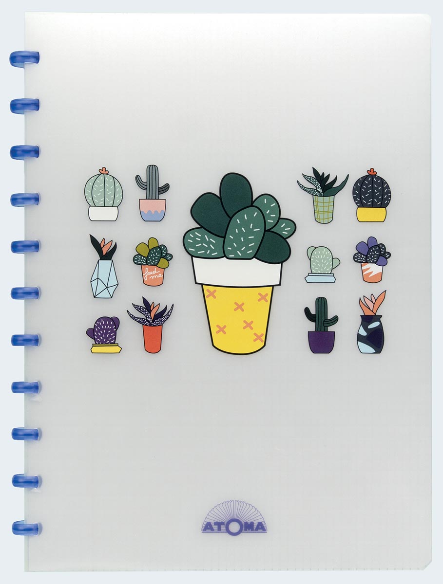 Atoma schrift Chill ft A4, gelijnd, geassorteerde kleuren