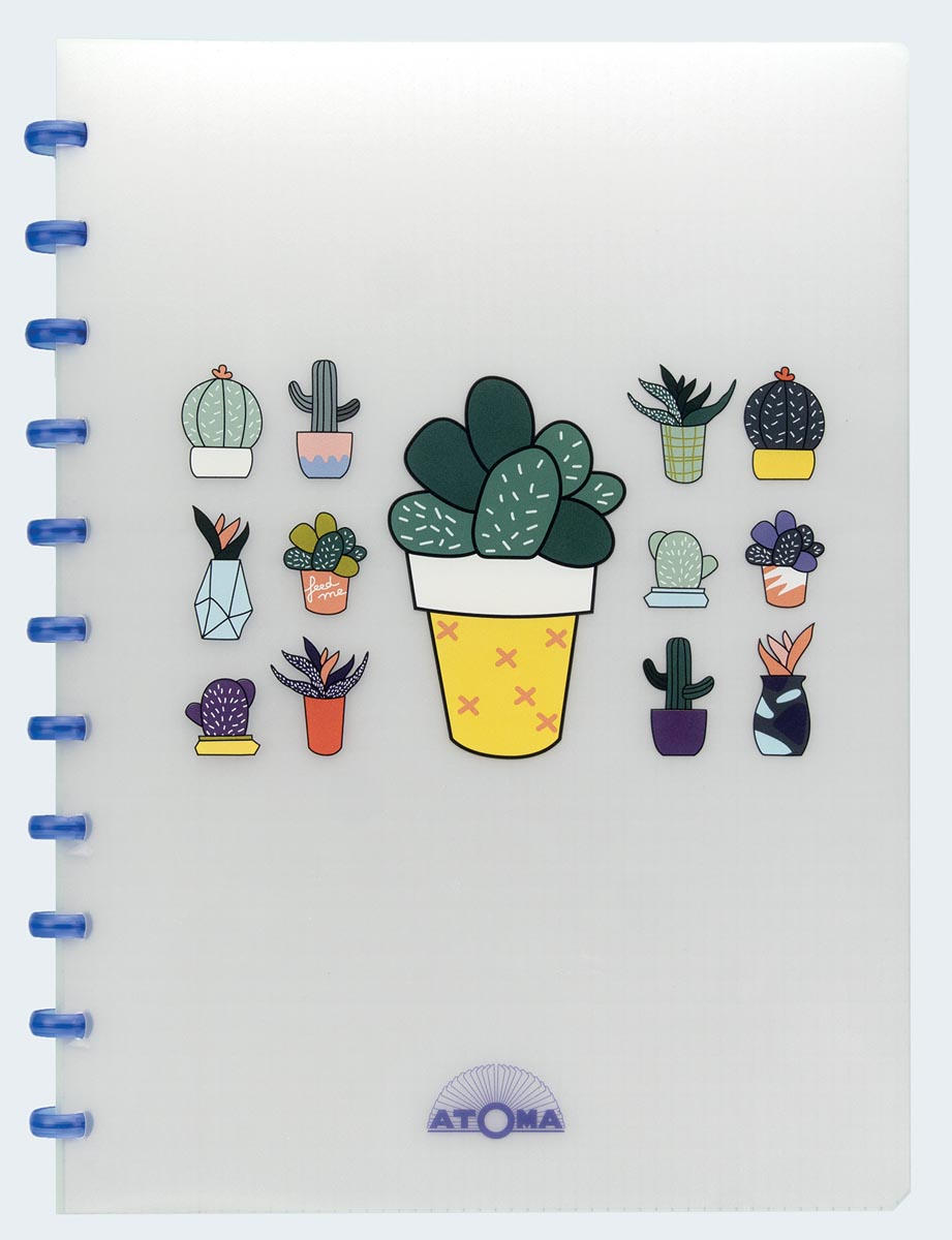 Atoma schrift Chill ft A4, geruit 5 mm, geassorteerde kleuren