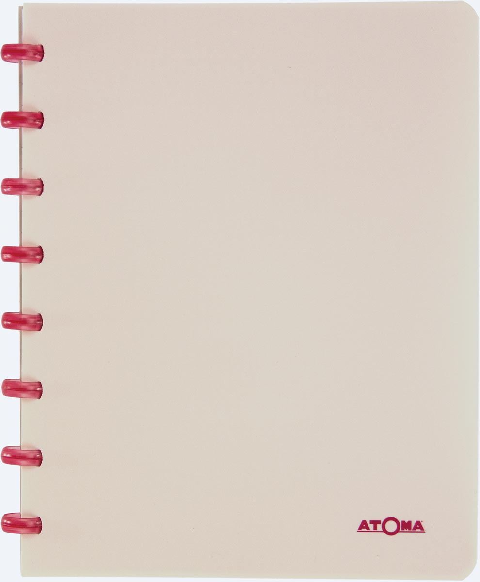 Atoma schrift Smooth ft A5, commercieel geruit, geassorteerde kleuren
