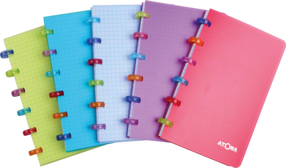Atoma Tutti Frutti notitieboekje, ft A6, 120 bladzijden, geassorteerde kleuren Atoma Tutti Frutti notitieboekje, ft A6, 120 bladzijden, geassorteerde kleuren