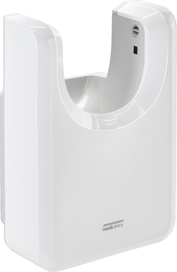 Sèche-mains Automatique Mediclinics M04 | 1100W Blanc ABS | Économique Et Fonctionnel