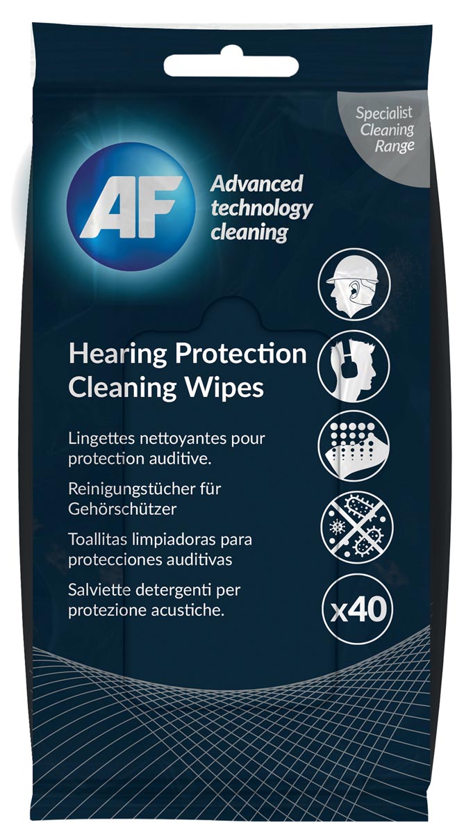 Af Gehoorbescherming Reinigingsdoekjes Pak Van 40 Doekjes huismerk kopen in de aanbieding