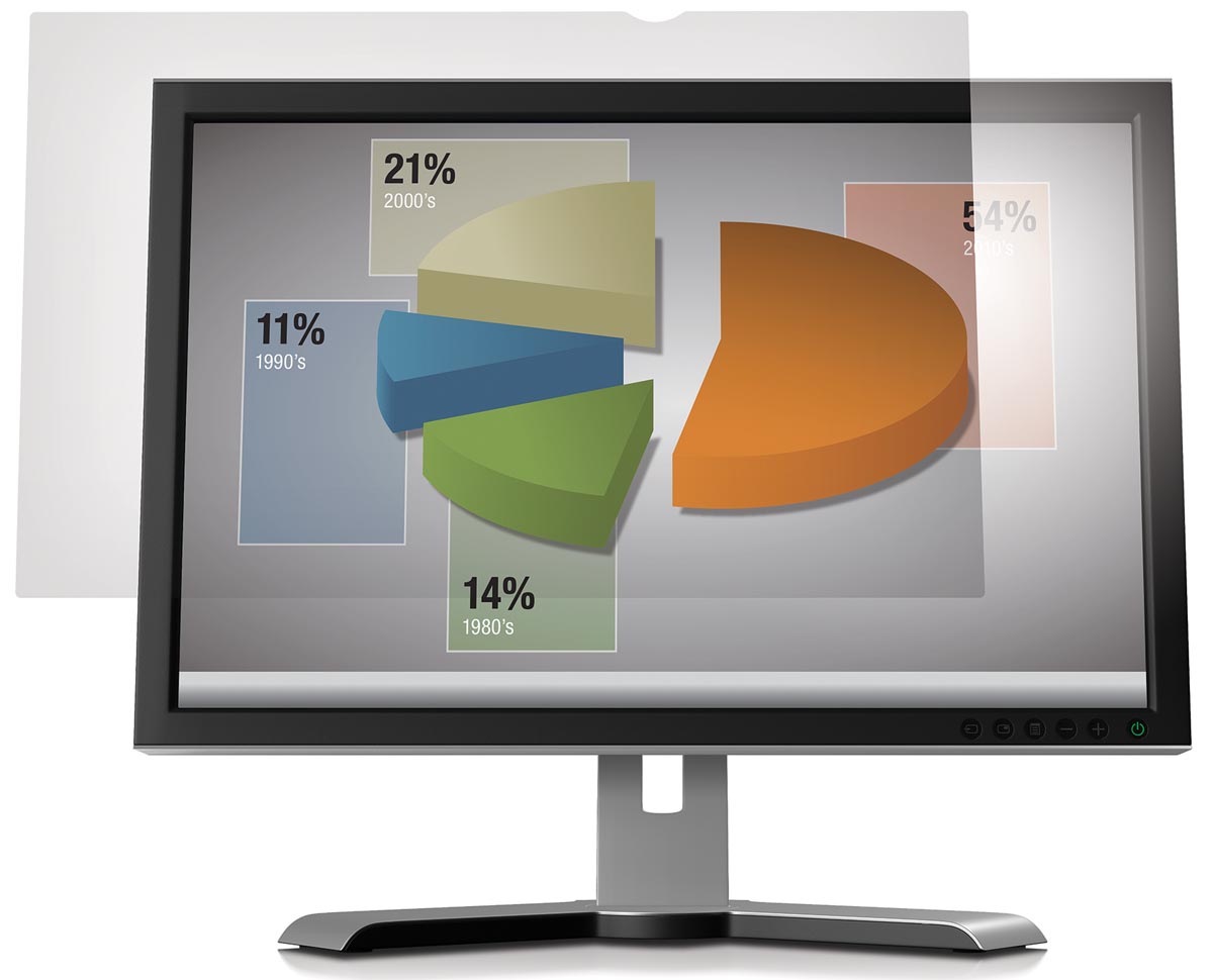 3M anti-glare filter voor beeldschermen van 19,5 inch, 16 9