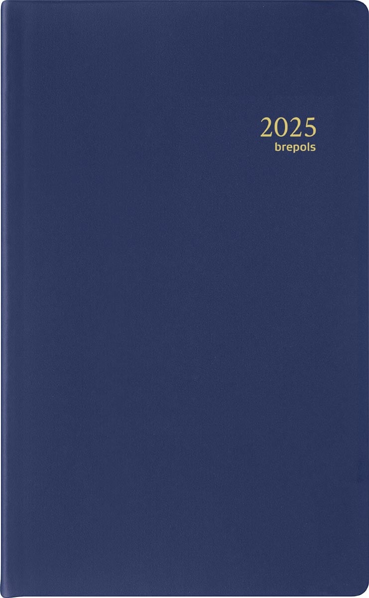 Brepols agenda Breform Seta 6-talig, blauw, 2025