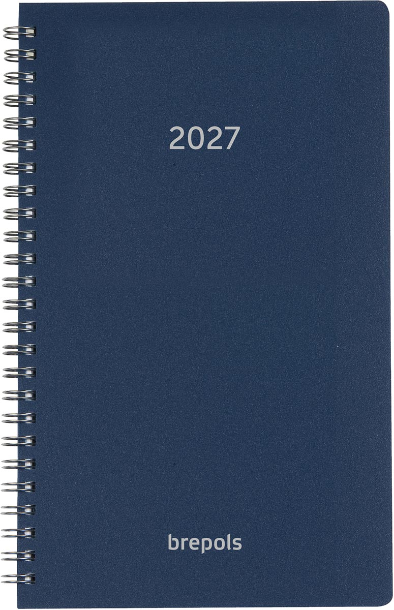 Brepols agenda Breform Polyprop 6-talig, blauw, 2027