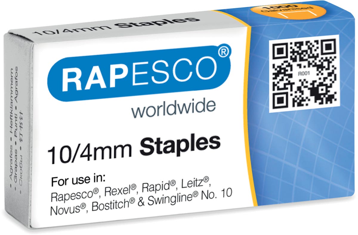 Rapesco Nietjes 104 Mm Verzinkt Doosje Met 1000 huismerk kopen in de aanbieding