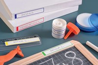 Avery Family gelamineerde etiketten, etui met 24 etiketten, geassorteerde formaten en standaard kleuren-3