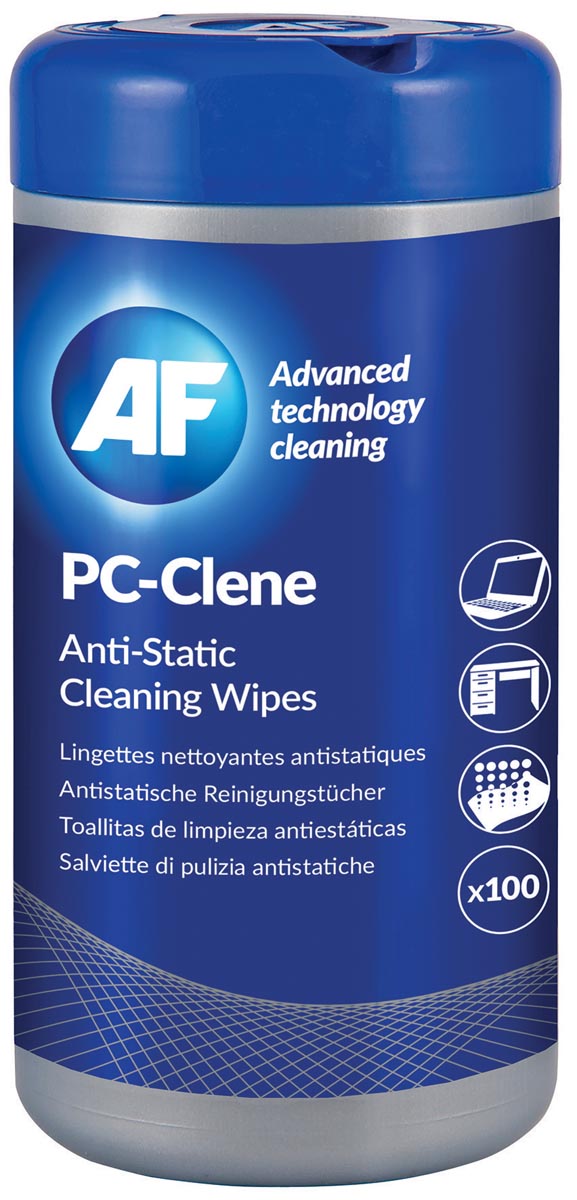 AF PC-Clene reinigingsdoekjes, pak van 100 doekjes