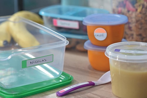 Avery Family gelamineerde etiketten, etui met 24 etiketten, geassorteerde formaten en fluo kleuren-3