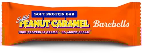 Barebells reep Soft Salted Peanut Caramel, 55 g, pak van 12 stuks