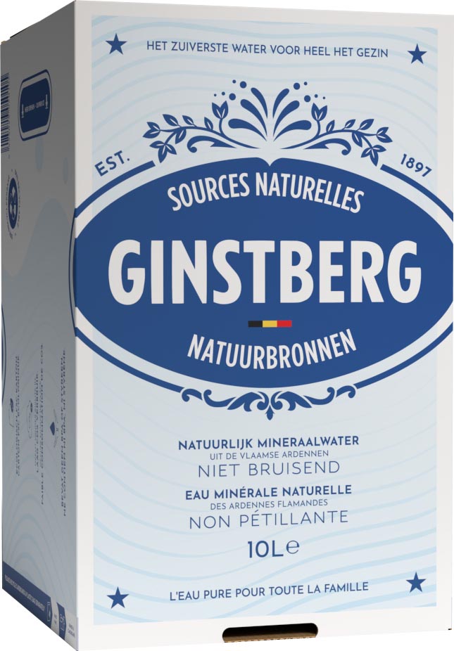 Ginstberg Plat Water, bag in box 10 liter afbeelding