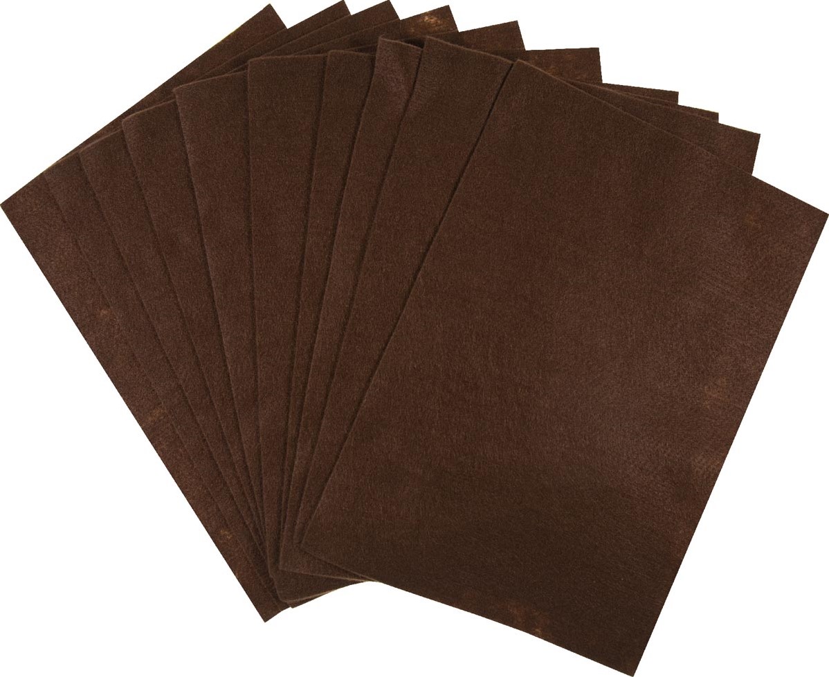 20pcs Tissu en Feutrine Feuille de Feutrine 1mm d'épaisseur pour la