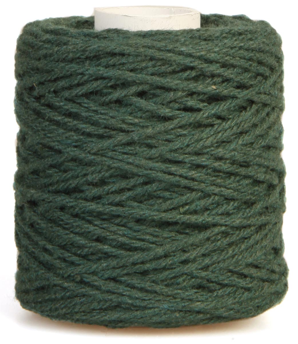 Bouhon macramétouw 50 g, ca. 65 m, dikte: 1 mm, donkergroen afbeelding