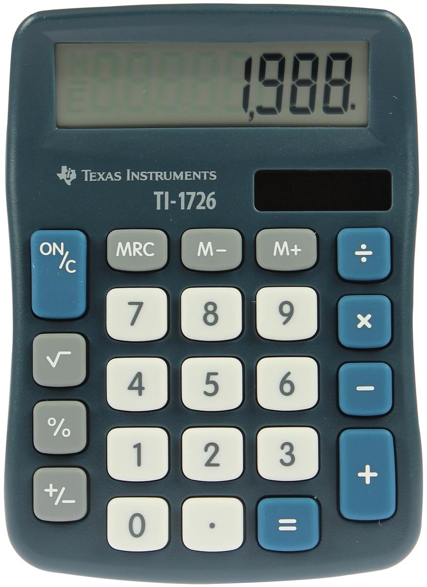 Texas bureaurekenmachine TI-1726 afbeelding