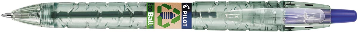 Pilot Ecoball B2P BeGreen balpen, medium punt, 0,3 mm, blauw afbeelding