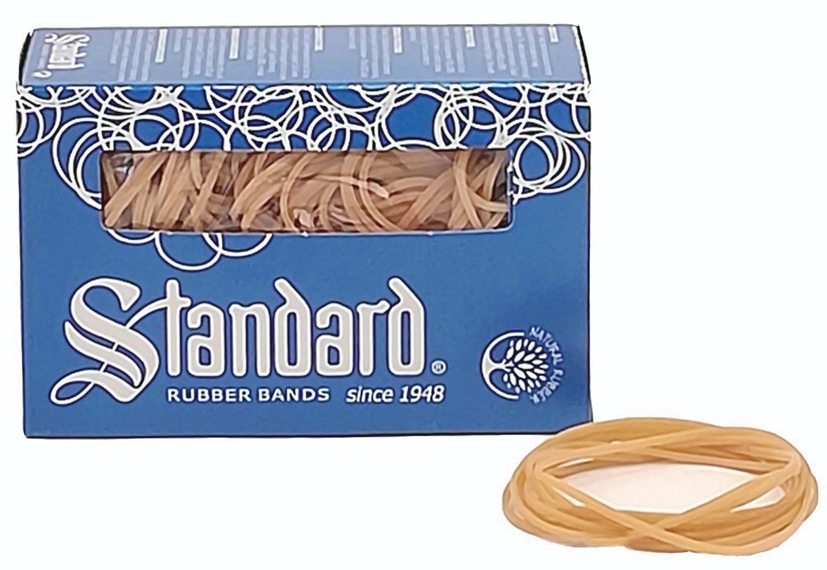 Standard elastieken 1,5 x 80 mm, doos van 100 g Standard elastieken 1,5 x 80 mm, doos van 100 g