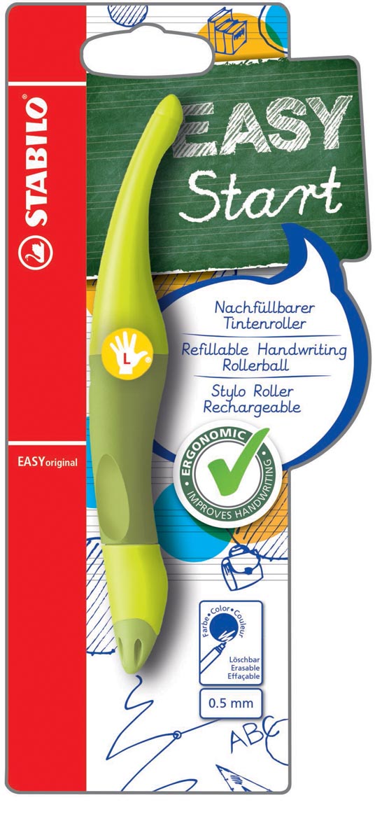 STABILO EASYoriginal roller, voor linkshandigen, blister van 1 stuk, limoen-donkergroen afbeelding