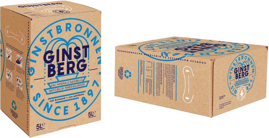Ginstberg Still Water Ginstberg Plat Water bag in box 5 liter