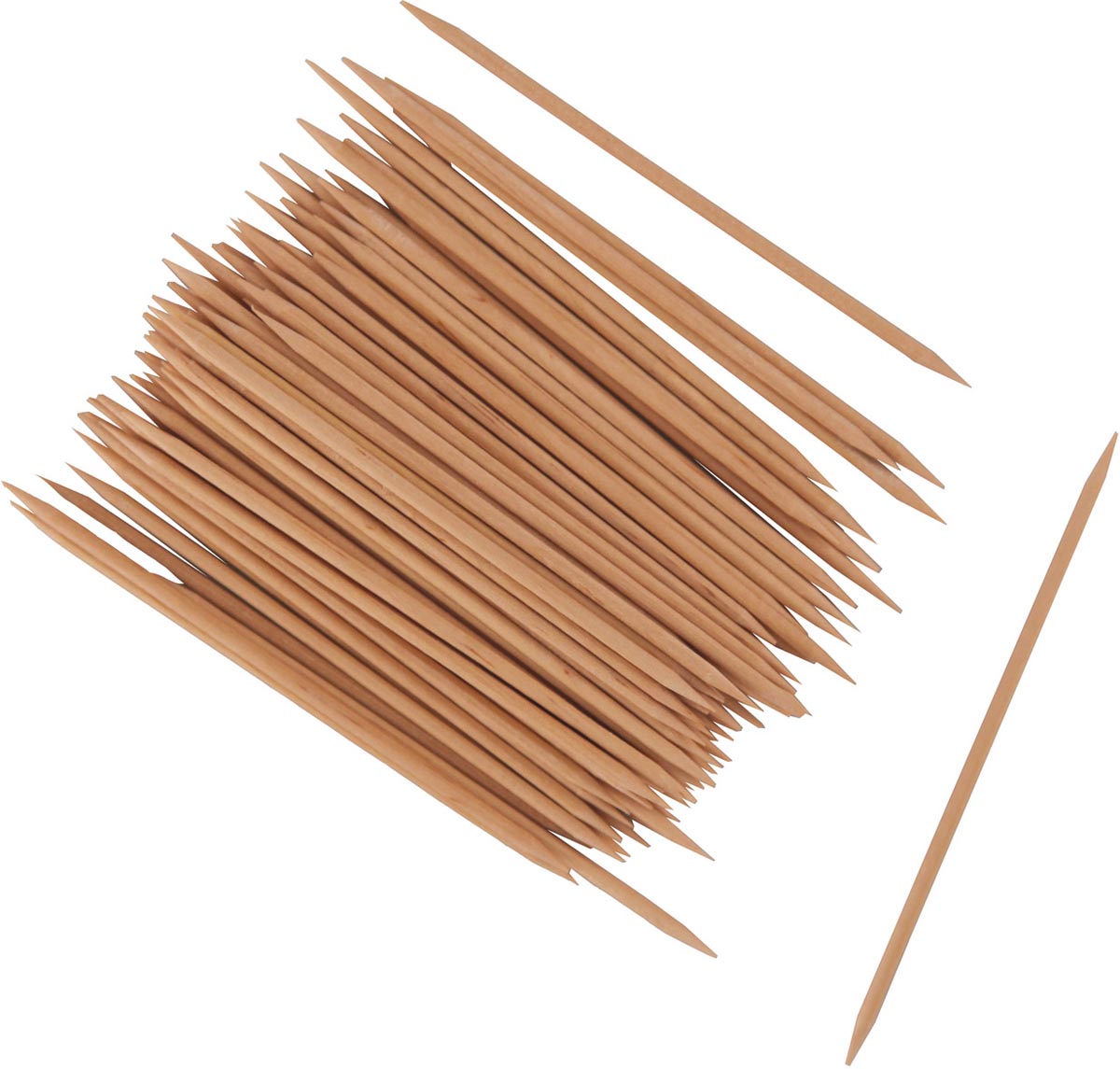 Bouhon tandenstokers om te knutselen, 10 cm, zakje van 100 stuks afbeelding