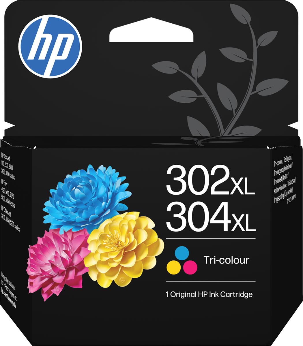 HP inktcartridge 302/304 XL, 300 pagina's, OEM B7RT8AE, 3 kleuren