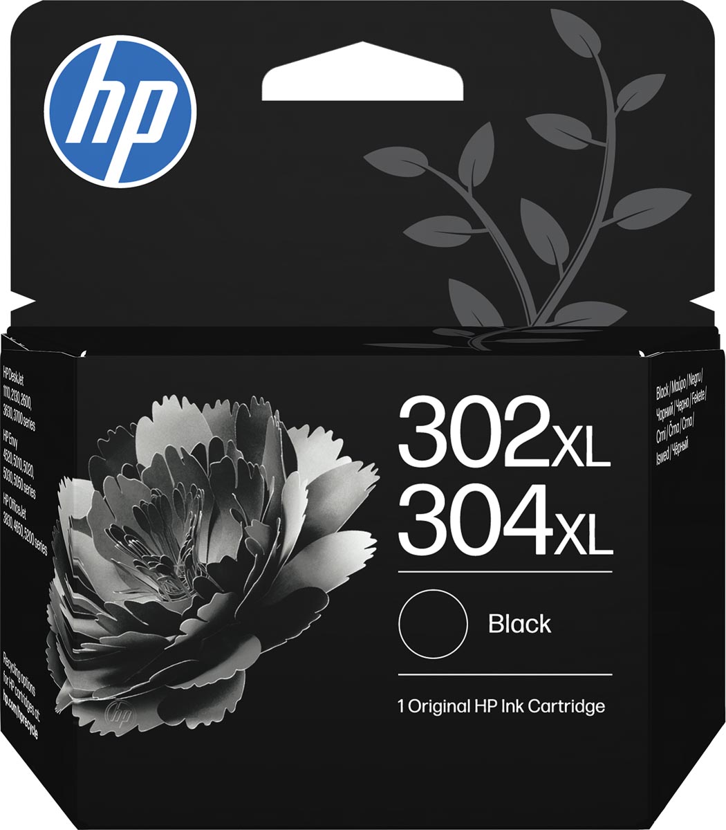HP inktcartridge 302/304 XL, 300 pagina's, OEM B7RT9AE, zwart