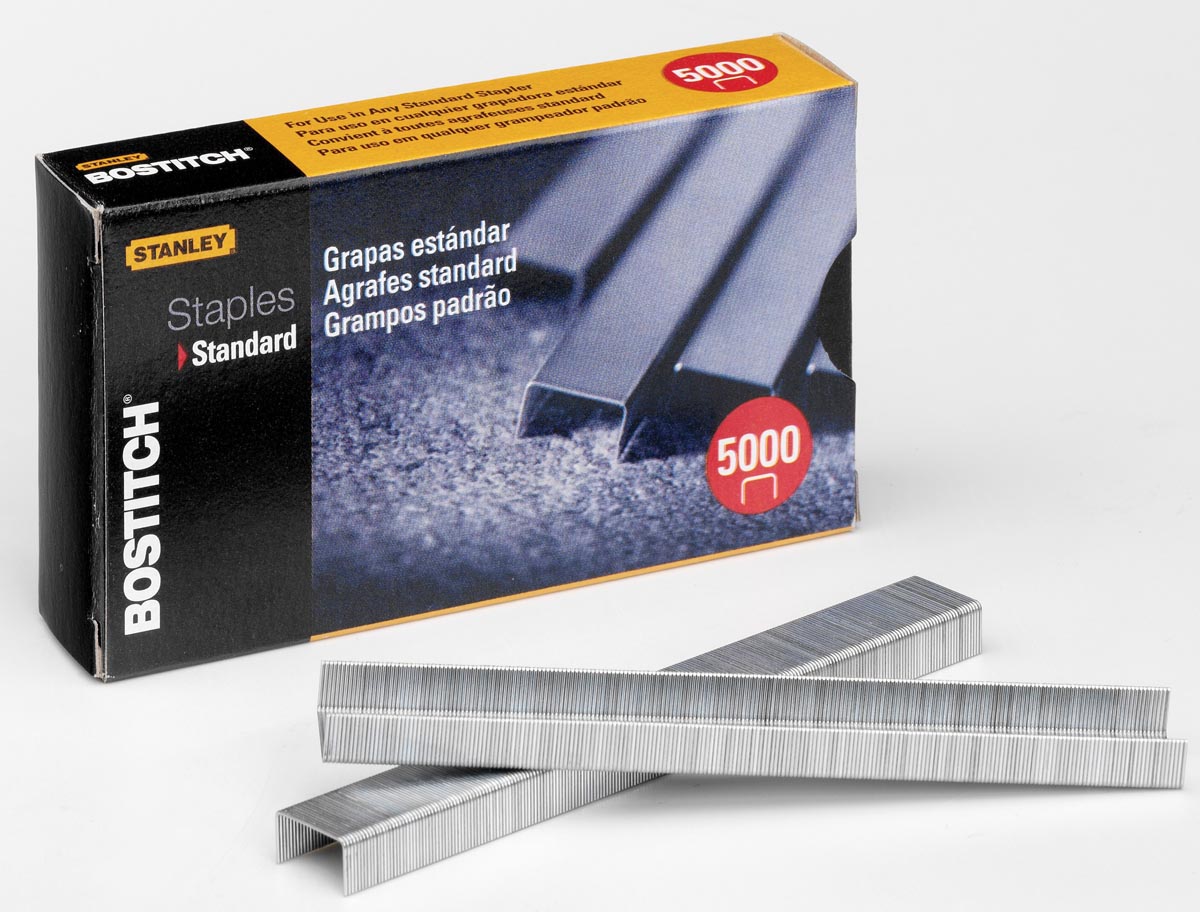 Bostitch nietjes SBS191/4CP (6 mm), voor B650, B3000, B3100, B2000, B440F, B660, B202, B2500, B440LR, ... afbeelding