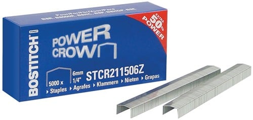 Bostitch nietjes STCR211506Z, 6 mm, voor B8R, B8HC, B8HDP, B8P, B8E, doos van 5.000 nietjes
