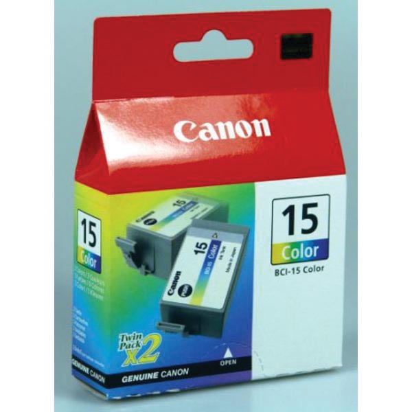 Canon inktcartridge BCI-15-CL, 100 pagina's, OEM 8191A002, 3 kleuren