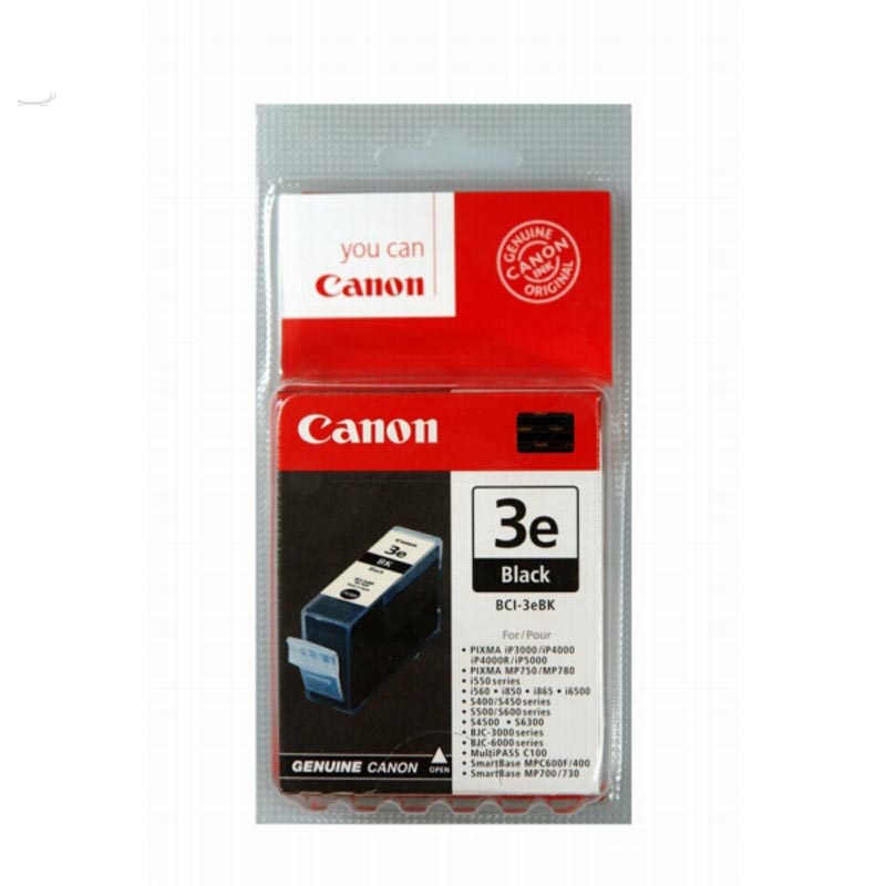 Canon inktcartridge BCI3-EBK, 500 pagina's, OEM 4479A002, zwart