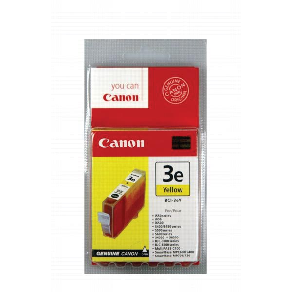 Canon inktcartridge BCI3-EY, 390 pagina's, OEM 4482A002, geel