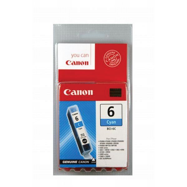 Canon inktcartridge BCI-6C, 280 pagina's, OEM 4706A002, cyaan