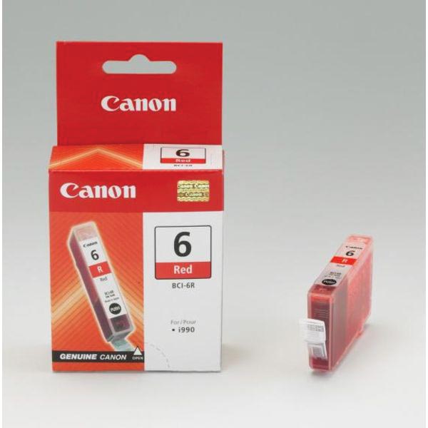 Canon inktcartridge BCI-6R, 390 pagina's, OEM 8891A002, rood