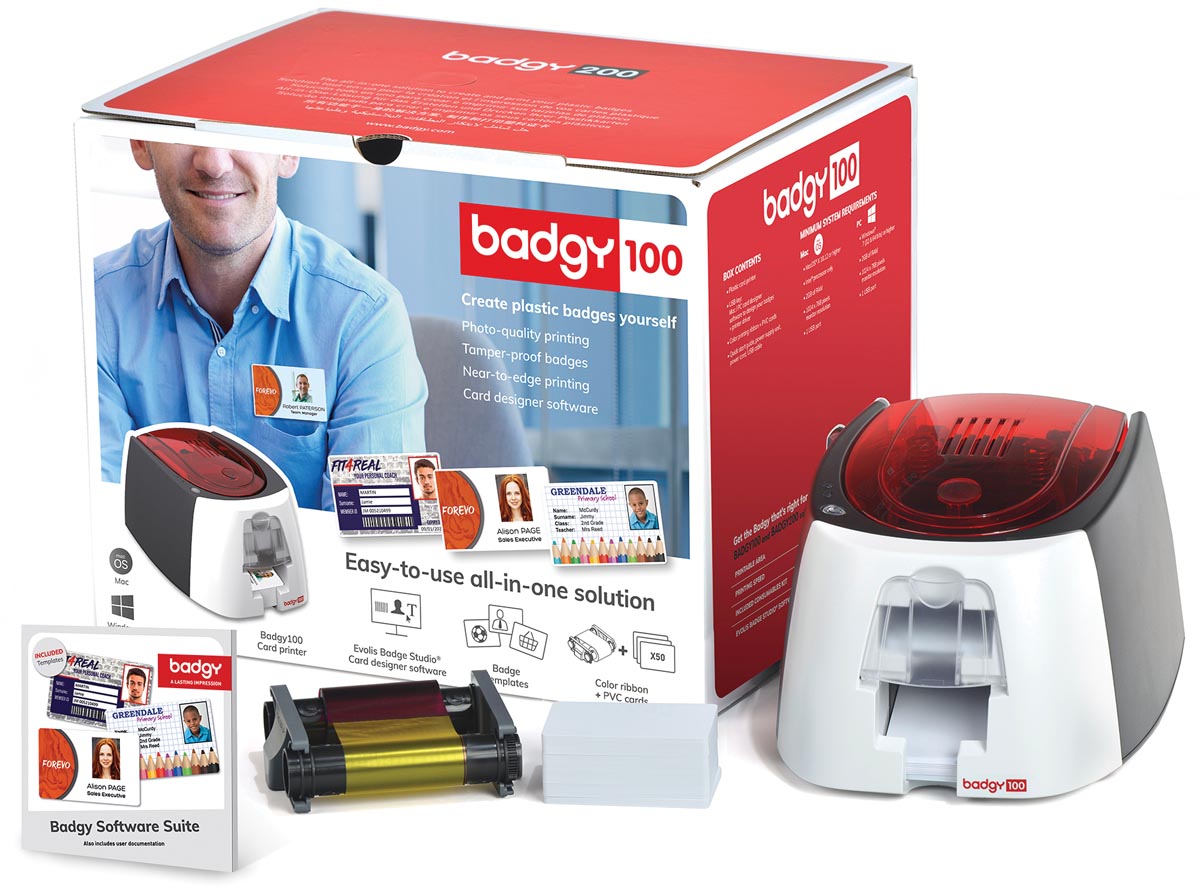 Badgy badgeprinter badgy100 afbeelding
