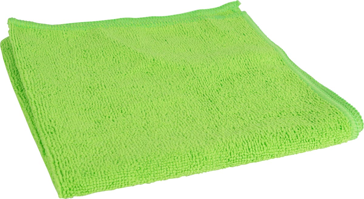 Microvezeldoek, ft 40 x 40 cm, groen, pak van 10 stuks afbeelding