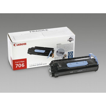 Canon toner 706, 5.000 pagina's, OEM 0264B002, zwart