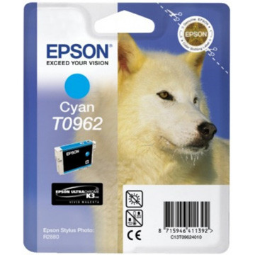 Epson inktcartridge T0962, 1.505 pagina's, OEM C13T09624010, cyaan