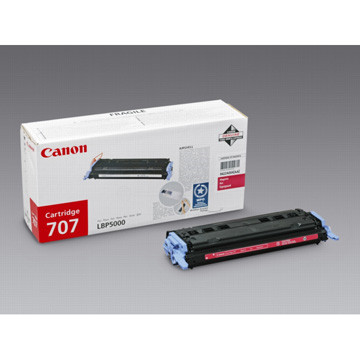 Canon toner 707M, 2.000 pagina's, OEM 9422A004, magenta